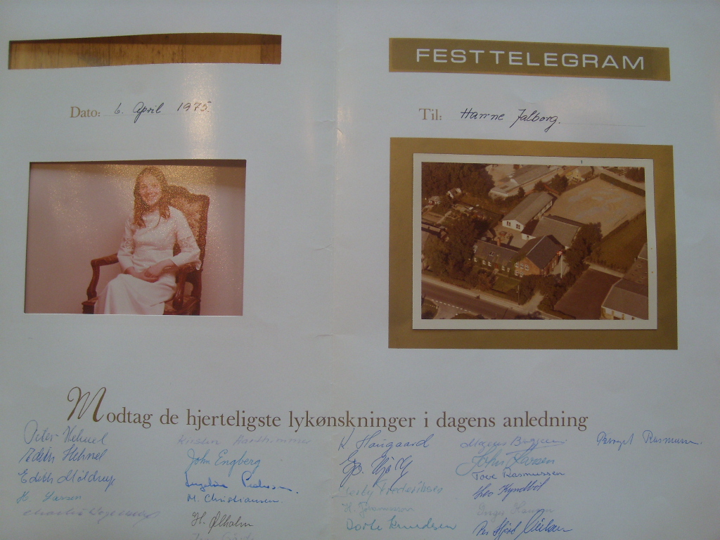 Hanne Jalborgs konfirmation 1975